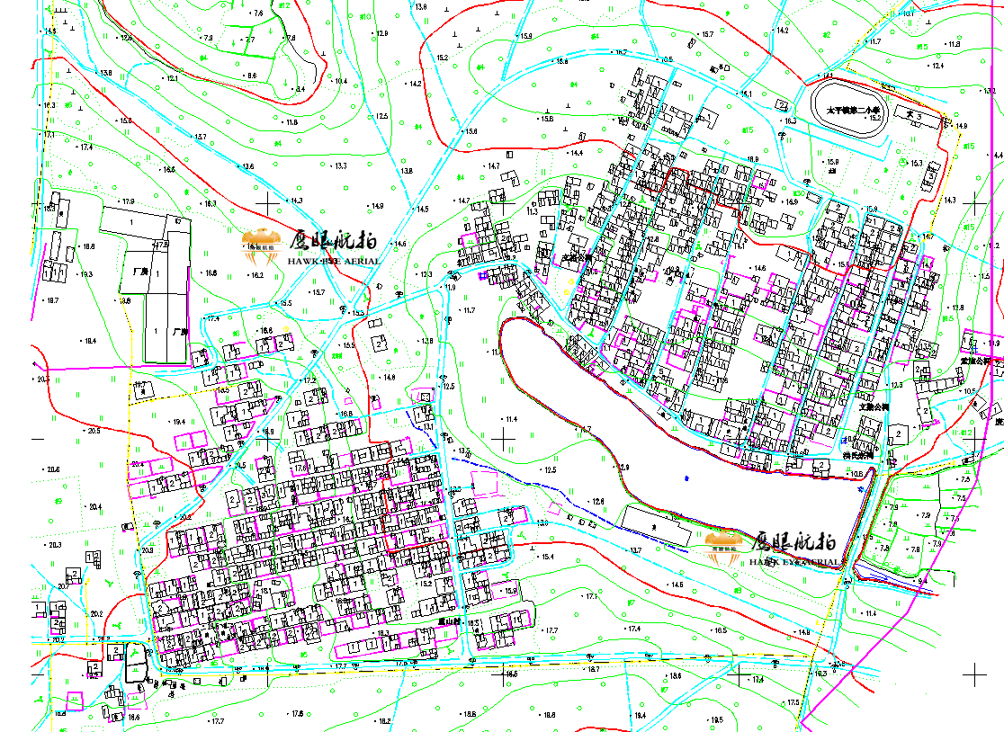 成都市灌溉工程建设用DLG数字地形图